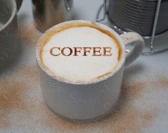 Love You a Latte 263-093 Latte Art Stencil - Etsy