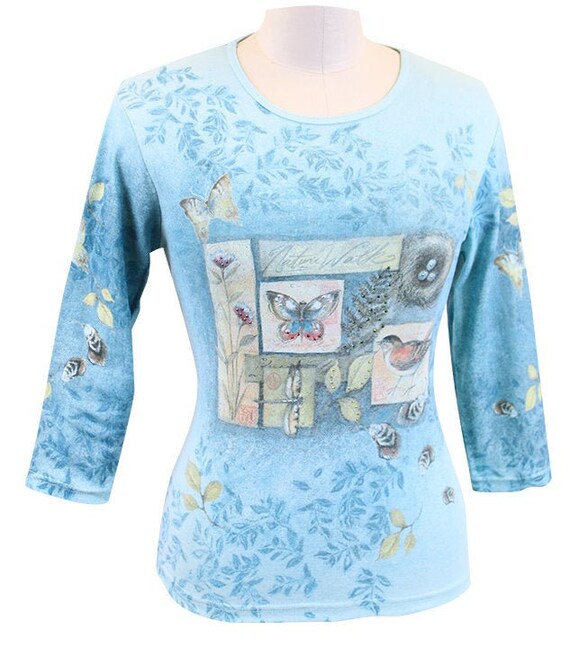 Nature Walk Top, Printed Tee - Morning Sun Collect