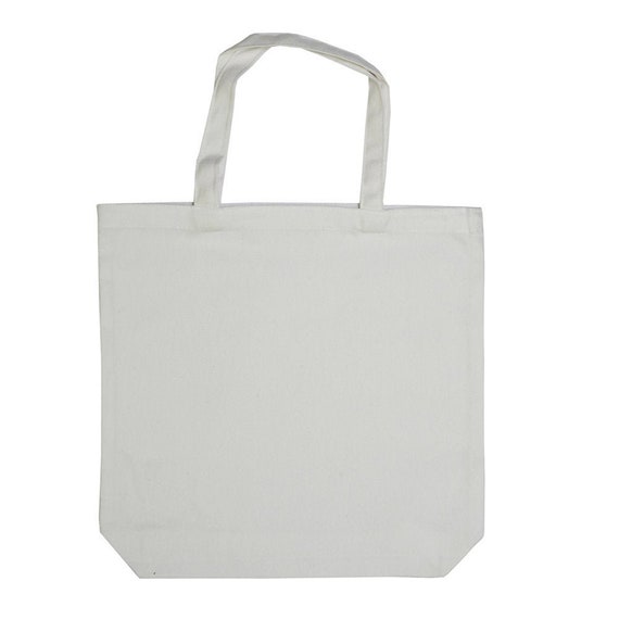 Buy 14 X 13 Tote Bag Medium Canvas Natural White 6 Pack Cotton Blank DIY  Art Crafts Plain Shopping Bag, Screen Printing, Gift Bag Online in India 