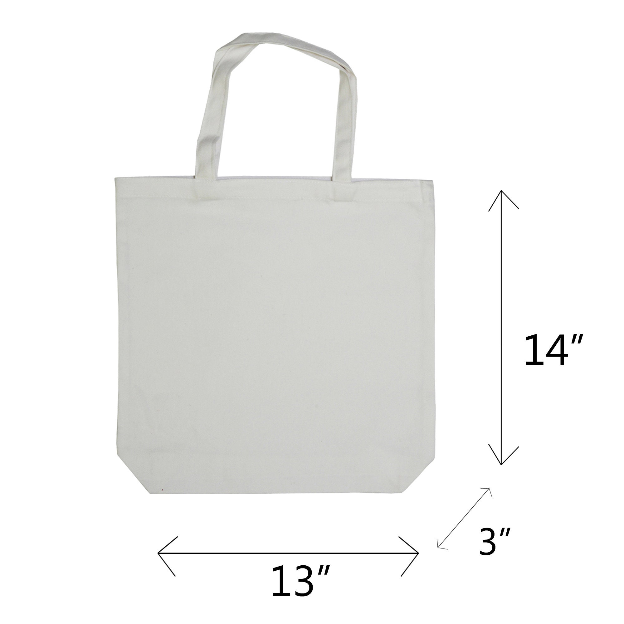 6 Pack: Cricut® Large Tote Bag Blank