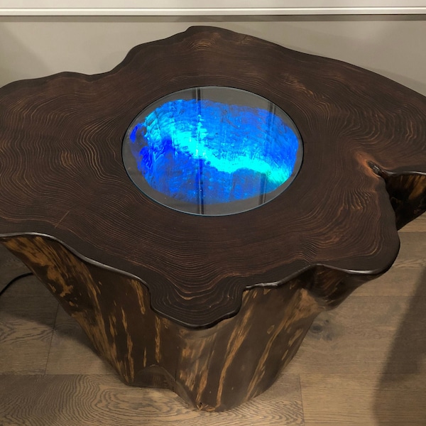 Tree Stump Table Etsy Canada