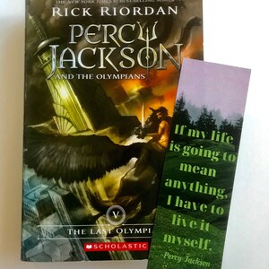 Percy Jackson and the Olympians Bookmark Set PJO Rick Riordan - Etsy