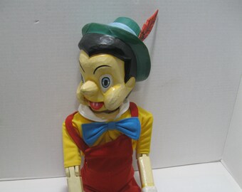 antique wooden pinocchio doll