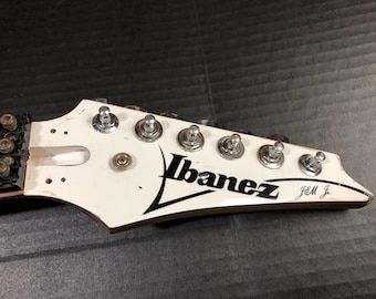 Mástil de guitarra eléctrica Ibanez JEM Jr Loaded con afinadores