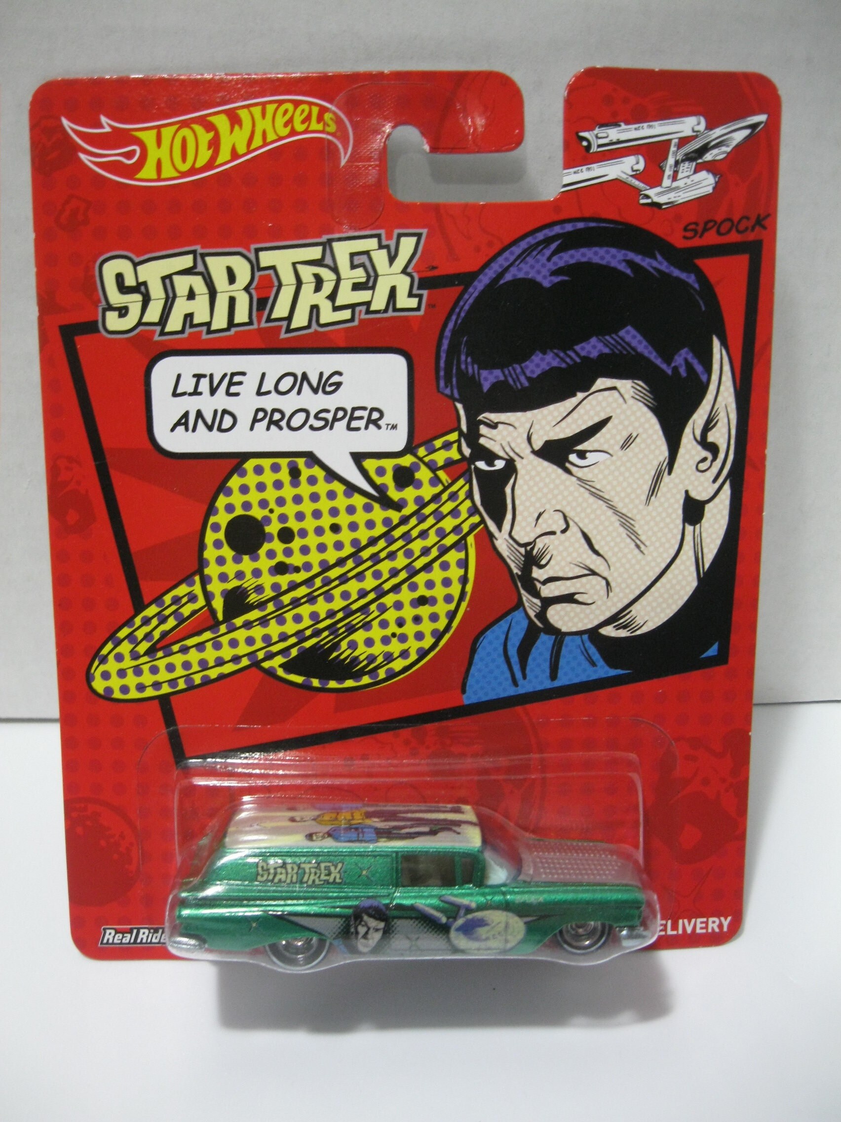 Hot Wheels Star Trek live Long and 