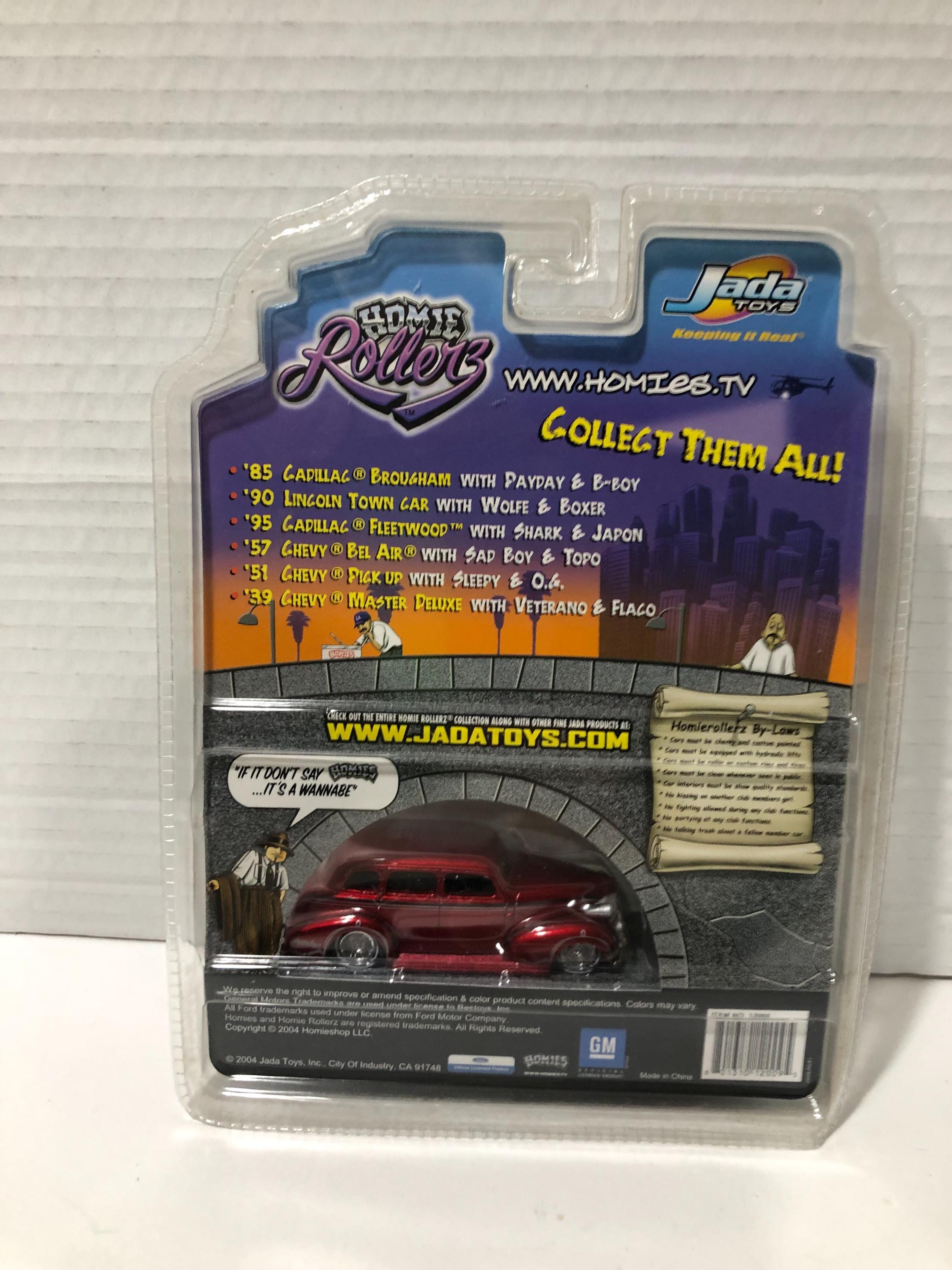 Homies Jada Toys Homie Rollerz '39 Chevy Master Deluxe, Veterano