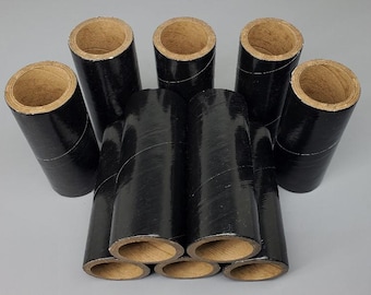10pc Black Firework Heavy Wall Cardboard Tubes 1-1/4" x 4" x 3/16"