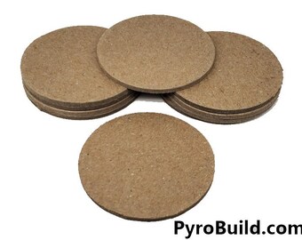 10pc 2" Fireworks Paper Discs Plugs Caps For Tubes and Crafts