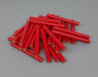 50pc Fireworks Bottle Rocket Tubes 1/4" x 3" x 1/16" Cardboard Pyro