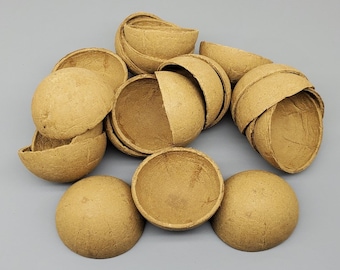 10pc 2-1/2" Paper Firework Ball Shells Craft Hemispheres