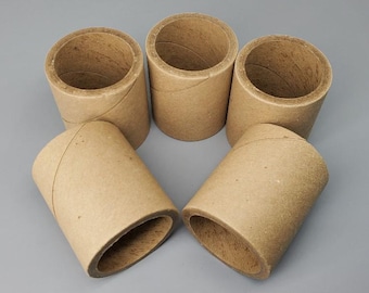 5 Stück Feuerwerks-Papier-Pappröhren 2" x 3" x 1/4" dickwandig