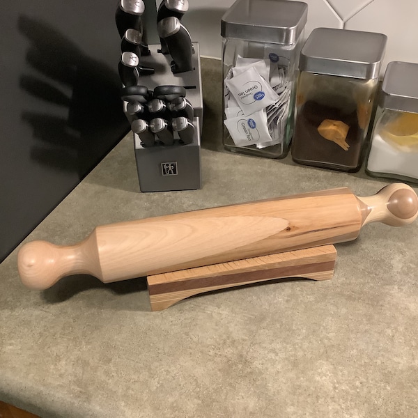 Rolling Pin Stand Etsy