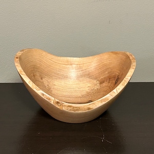 Natural Edge Maple wood Bowl
