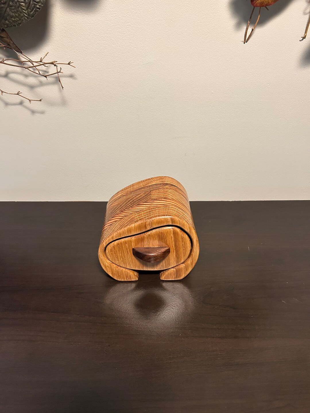 Handmade Oak and Heart Pine Bandsaw Box Etsy