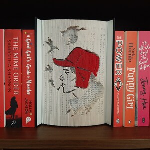 Pattern Only - Catcher in the Rye Book Folding - cut and fold - pattern art bookish, 353 pages, Holden Caulfield, JD Salinger, Literature