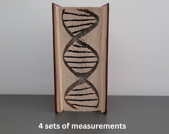 Pattern Only - DNA Double Helix Book Folding - cut and fold - book folding pattern, Book pattern pdf, biology book fold, science, 301 pages