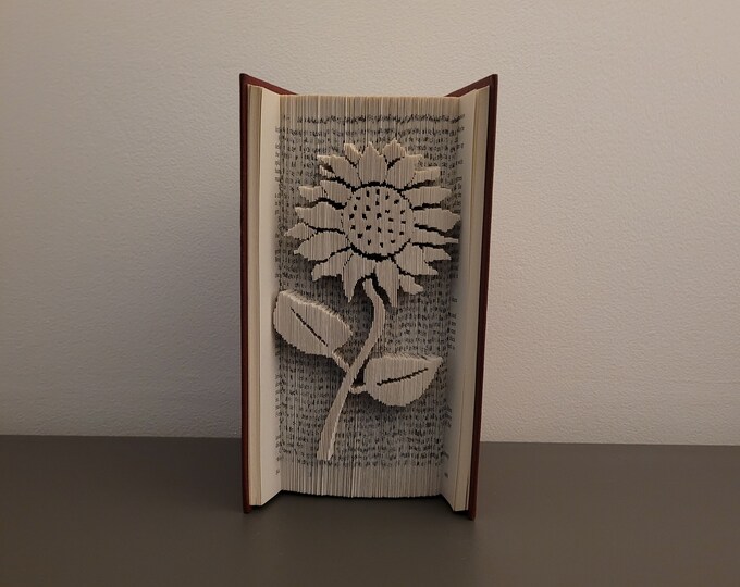 Book Folding Pattern for a Me Not Flower FREE TUTORIAL Etsy