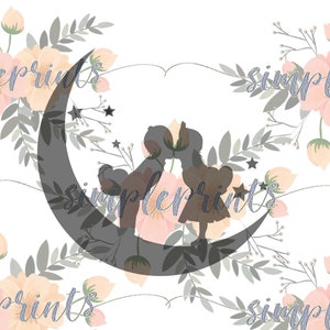Hmong Design, Hmong Digital, Hmong Print, Hmong Couple Silhouette 7