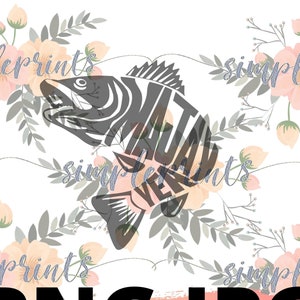 Hmong Design, Hmong Digital, Hmong Print, Hmong Fish "Ma Jay Yer"