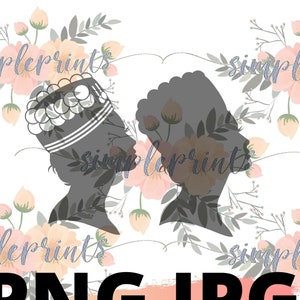 Hmong Design, Hmong Digital, Hmong Print,  Hmong Girl Silhouette 2 (Pom Pom Hat)