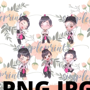 Hmong Design, Hmong Digital, Hmong Print, Hmong Boys, Bundle de 6