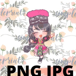 Hmong Design, Hmong Digital, Hmong Print, Hmong Girl 4