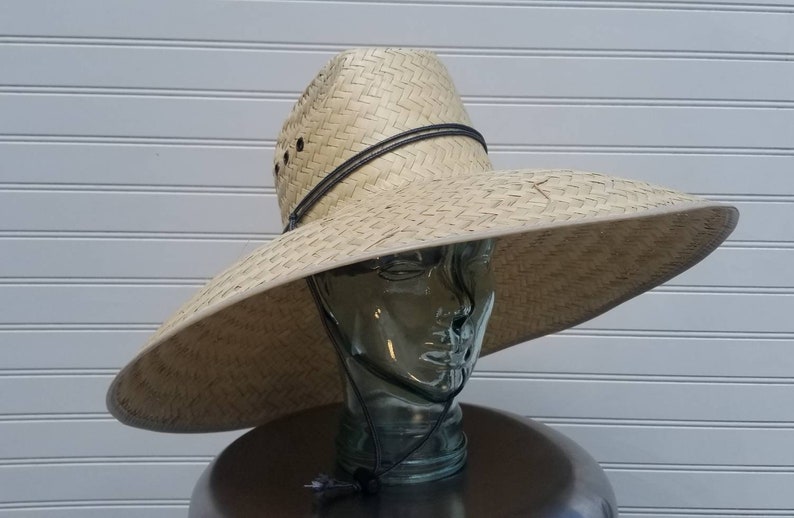 Straw Hat Jumbo Nat. Size Maximum Coverage Approximately Etsy
