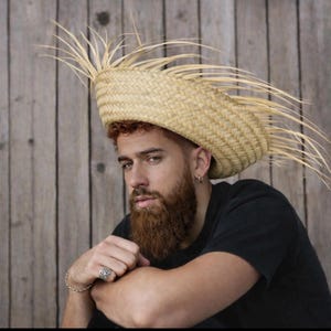 Own the iconic pava straw hat from the 2026 halftime show—bold Puerto Rican pride, timeless island style. Stand out. Get yours today!