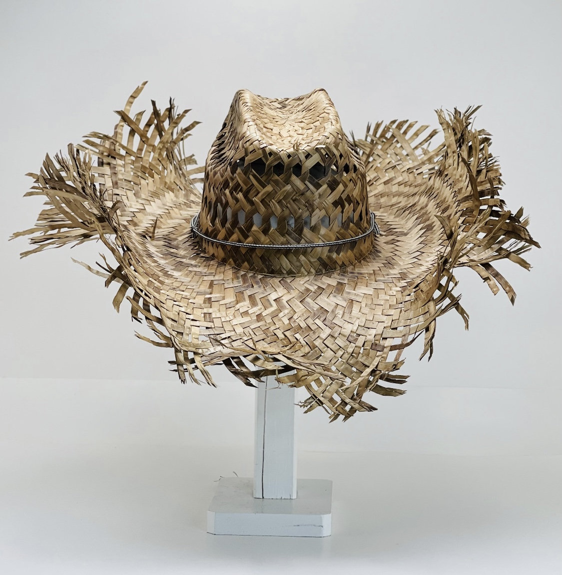 Scarecrow Straw Hat, All Natural Grown and Handmade in  display picture 2