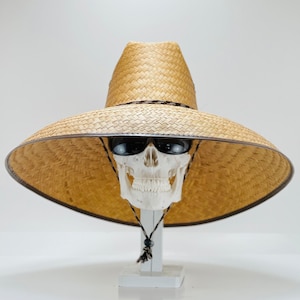 Our Best Seller!  Get the MEGA Hat! Great sun coverage! Brim about 7&quot; inches, inside circumference about 24” all handmade, all Natural!