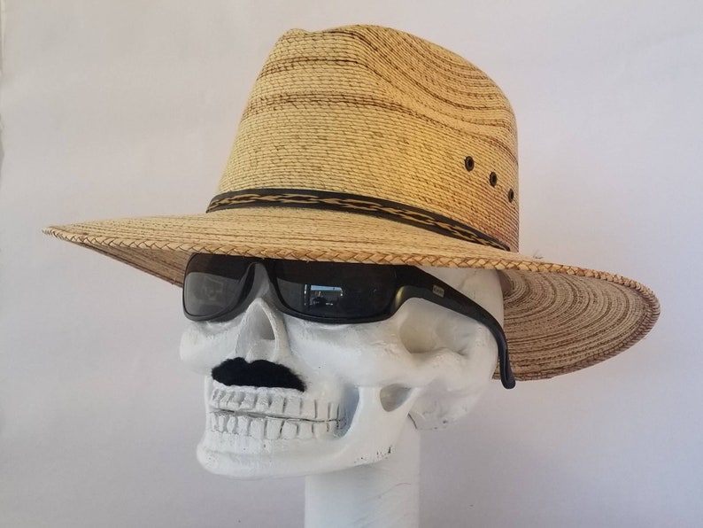 aprox classy style with a classy look Lowrider 14.5 x 13.25 100/% handmade proudly in Mexico Classic Male Fedora Straw Hat