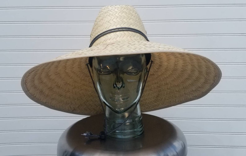 Straw Hat Jumbo Nat. Size Maximum Coverage Approximately Etsy