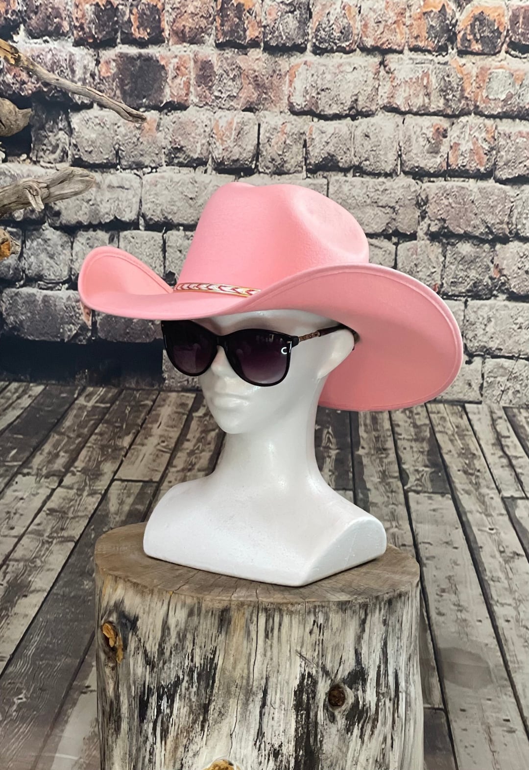 Pinkfelt Cowboy Hat, With an Elastic Sweat Bandana for a Comfort Fit