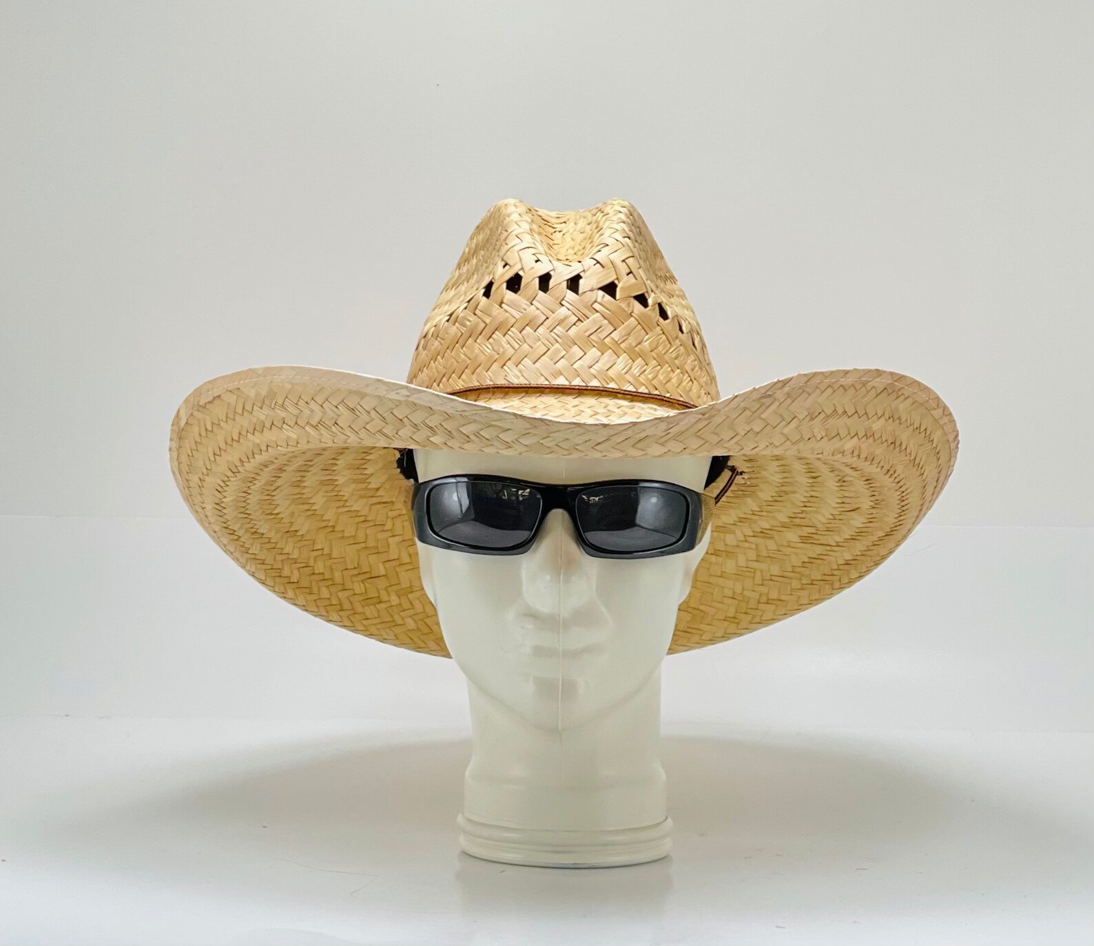 Gus Straw Hat overall size 18 x 17 inside circumference Etsy