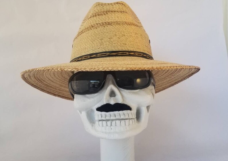 aprox classy style with a classy look Lowrider 14.5 x 13.25 100/% handmade proudly in Mexico Classic Male Fedora Straw Hat