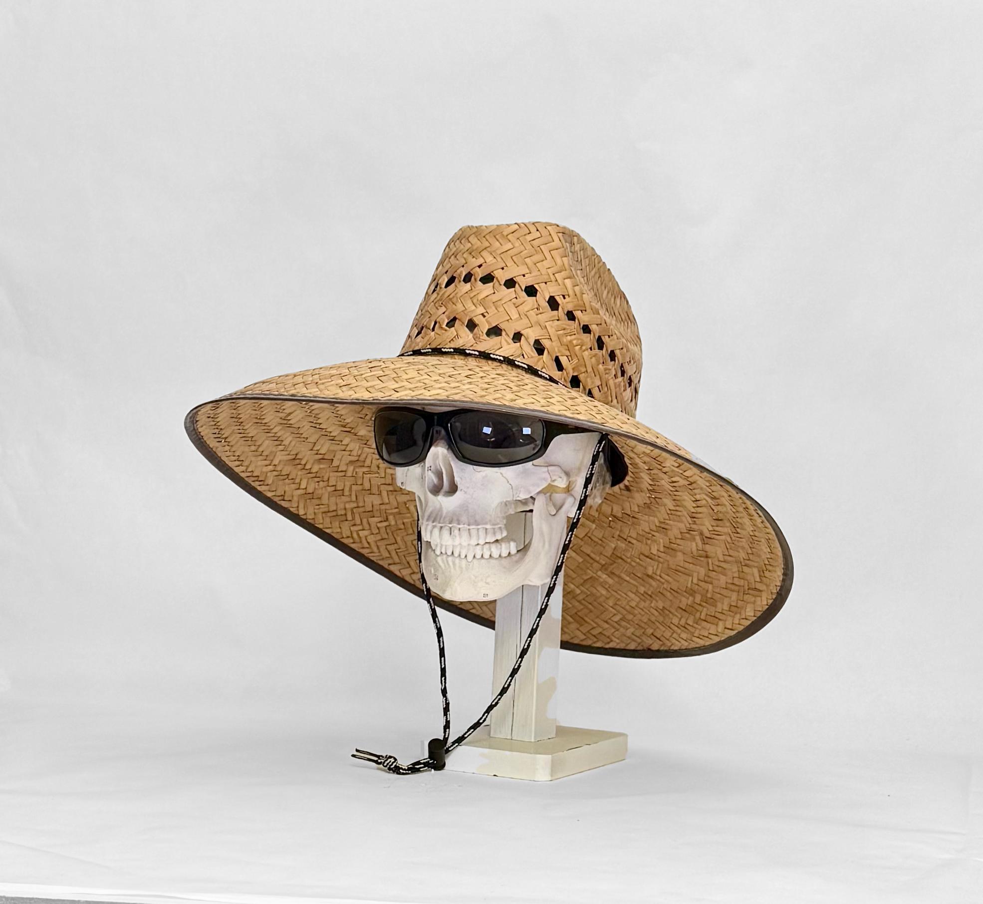 Fishermen/gardening Brn. Straw VENTILATED!! Hat With 