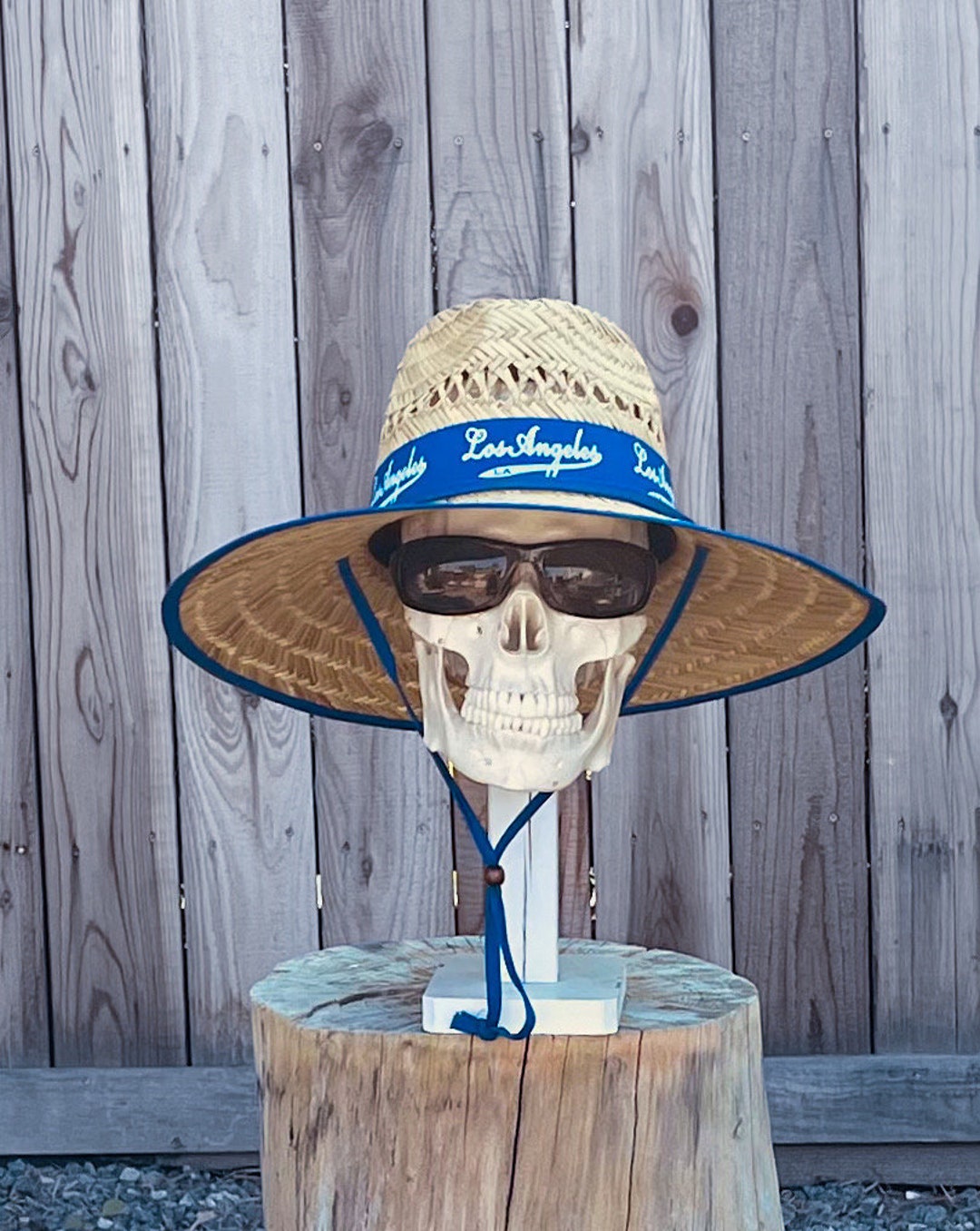 L.A. Bandana Straw Hat, Well Ventilated, Colorful Bandana With Matching