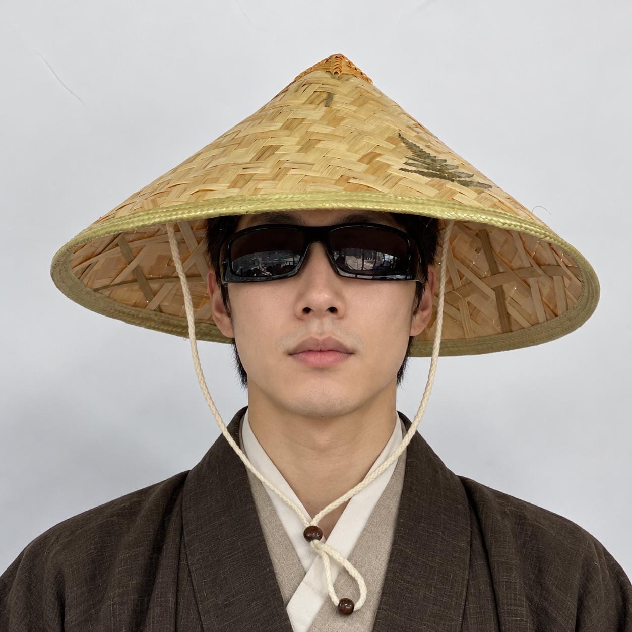 Conical Hat, Bamboo, Fishing Sunshade Hat for Women and Men