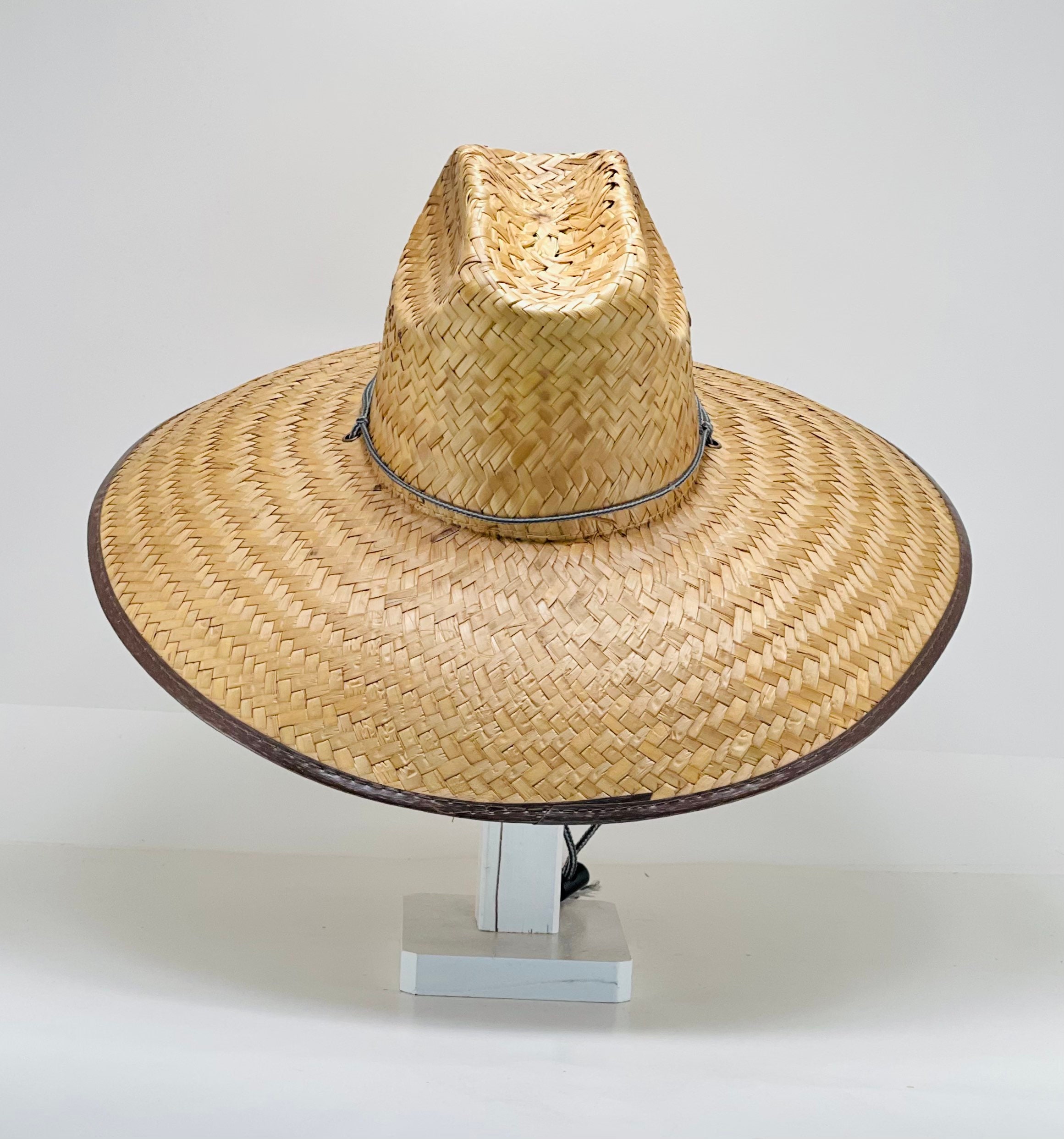 Gardening & Fishing Straw Hat, Brim Size 5.75 In. Inside, straw fishing ...