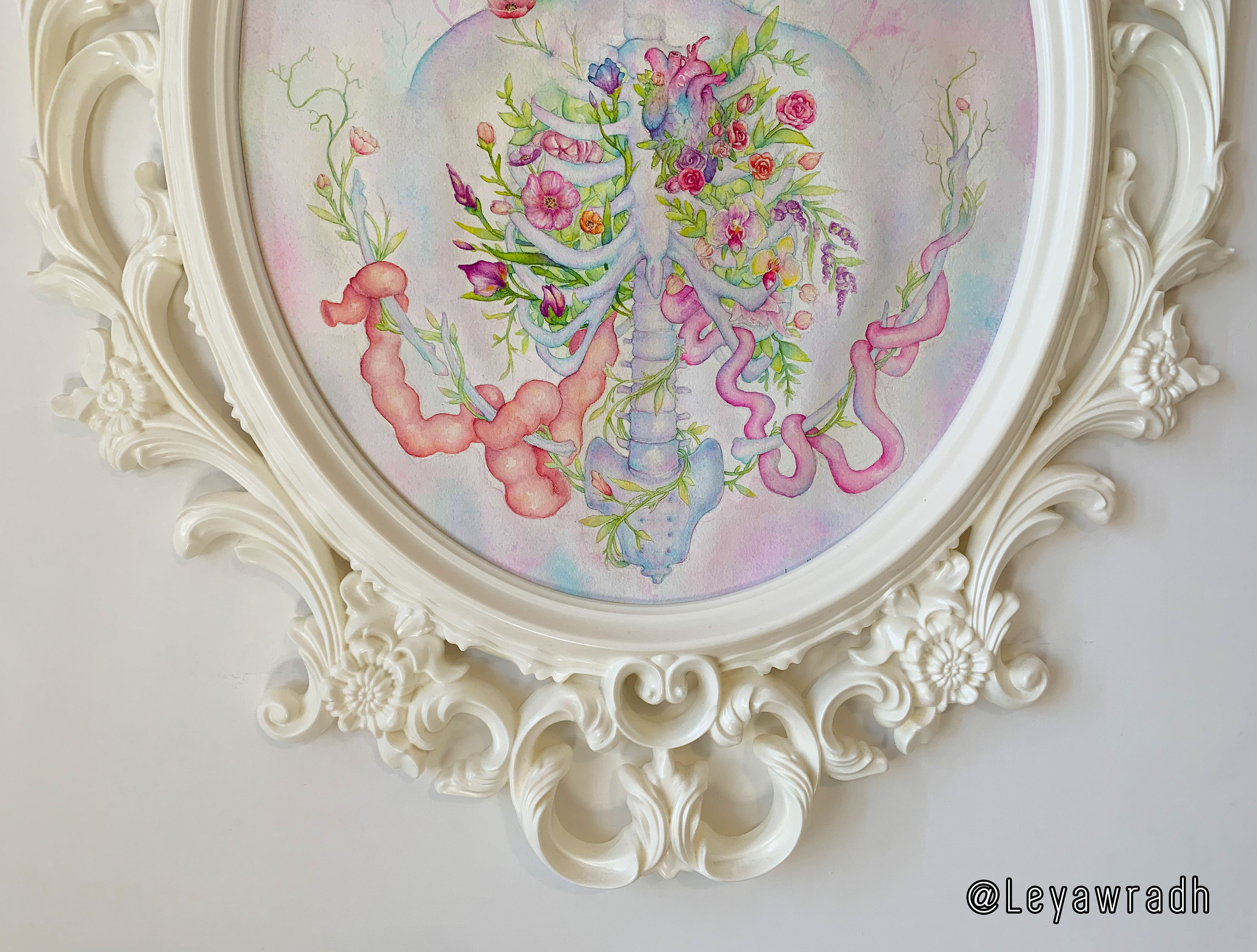 Rotten of Elysia Framed Watercolor Portrait original - Etsy