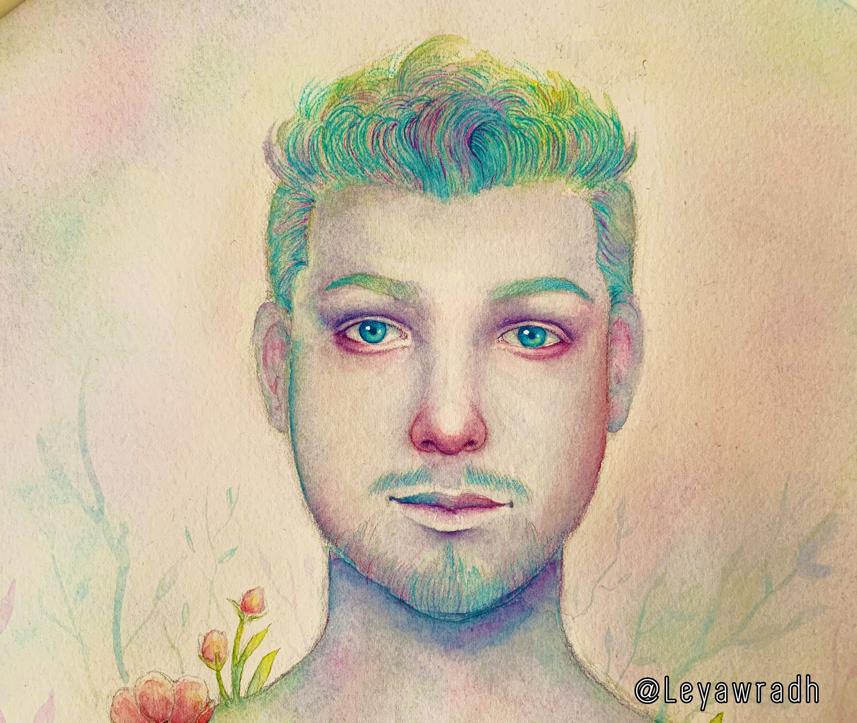 Rotten of Elysia Framed Watercolor Portrait original - Etsy