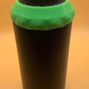 Monster Lime Green version Gasket fits both 16oz and 12oz Slim can Monsters with your Tall can Yeti Colster