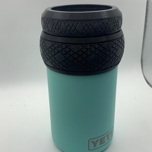 16oz Tall Boy Can Adapter fits newer 12oz YETI Standard Can Coolers. Accomodates 16oz cans with OE  or Izer Designs Gaskets.