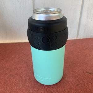 16oz Tall Boy Can Adapter fits newer 12oz YETI Standard Can Coolers. Accomodates 16oz cans with OE  or Izer Designs Gaskets.