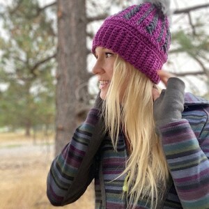 Bama Braid Beanie, Crochet PATTERN, Crochet Beanie Pattern, Beanie ...