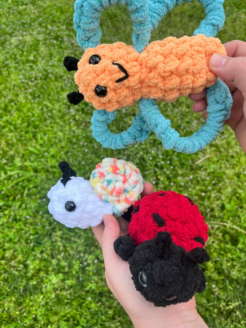 Small Bug Crochet Pattern Crochet PATTERN- Mini Bug Series, Amigurumi Pattern, Crochet Pattern ...