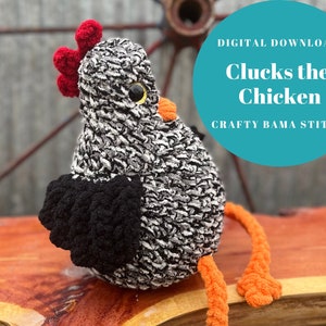 Crochet PATTERN Chicken, Amigurumi Pattern, Animal Pattern, Crochet Pattern, Chicken Pattern, Crochet Chicken Patterns, Chicken Amigurumi