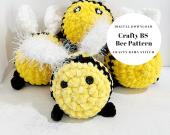 Padrão de Crochê de Abelha, Abelha de Crochê Amigurumi, Crochê Amigurumi, Padrão de Crochê, Padrão, Padrões de Crochê, Amigurumi, Abelhas de Crochê, Abelha