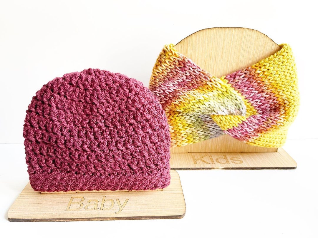 Beanie Display SET of 3 Baby Beanie Displays Kid Hat Etsy