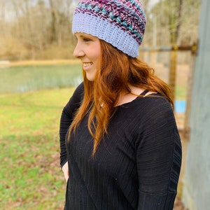 Bama Stitch Beanie Crochet PATTERN, Crochet Beanie Pattern, Beanie ...